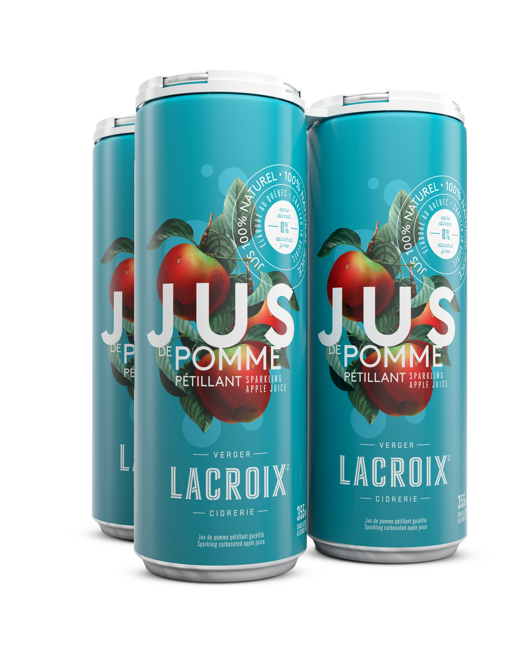 Jus de pomme pétillant - 355 ml